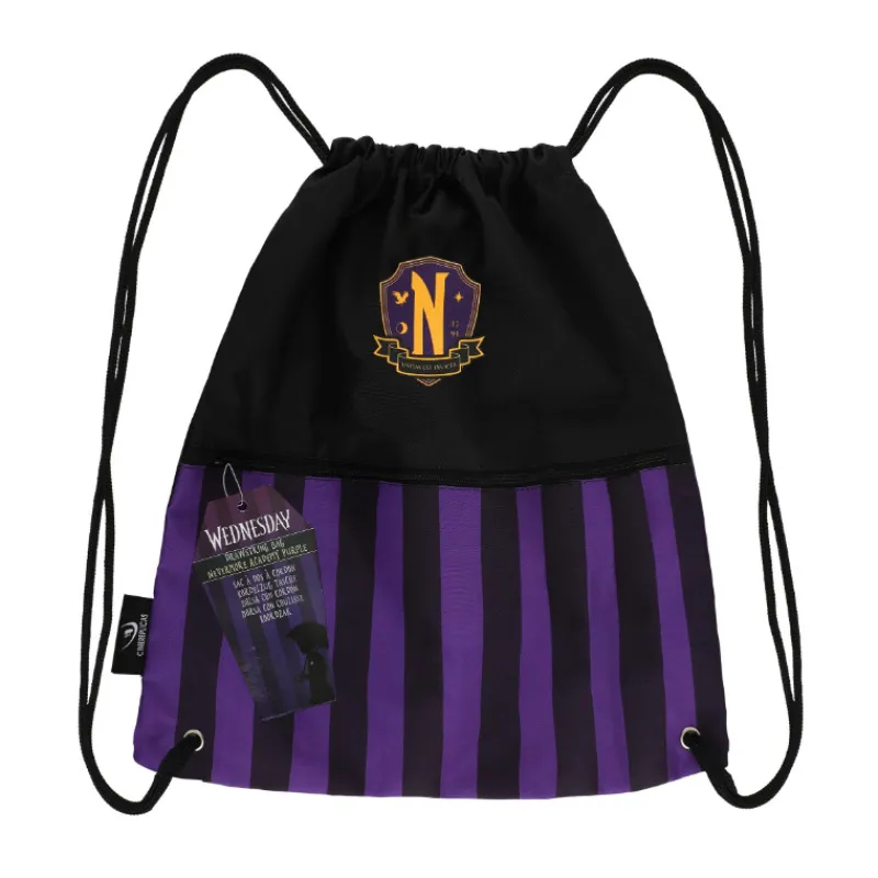 Cinereplicas Miércoles Addams^Mochila cuerdas Nevermore Academy Miércoles