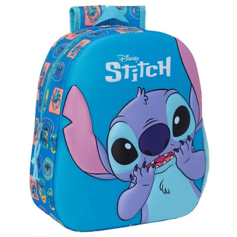 Otros Fabricantes Películas Y Personajes De Disney ·Lilo Y Stitch^Mochila 3D de Disney Stitch - 33x27x10 cm