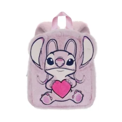 Clearance Mochila de Peluche Disney Lilo y Stitch Angel Rosa Disney Para Niñas|Para El Cole