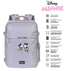 KaracterMania Películas Y Personajes De Disney ·Mickey & Minnie^Mochila de Viaje Mercury Minnie Mouse Face