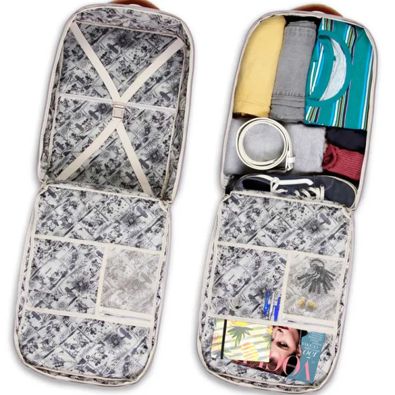 KaracterMania Películas Y Personajes De Disney ·Mickey & Minnie^Mochila de Viaje Mercury Minnie Mouse Face