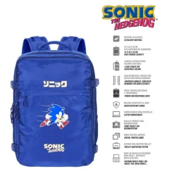 KaracterMania Regalos Y Coleccionismo Para Gamers - Cosas De Videojuegos Míticos^Mochila de Viaje Mercury Grande Azul Sonic The Hedgehog SEGA Action