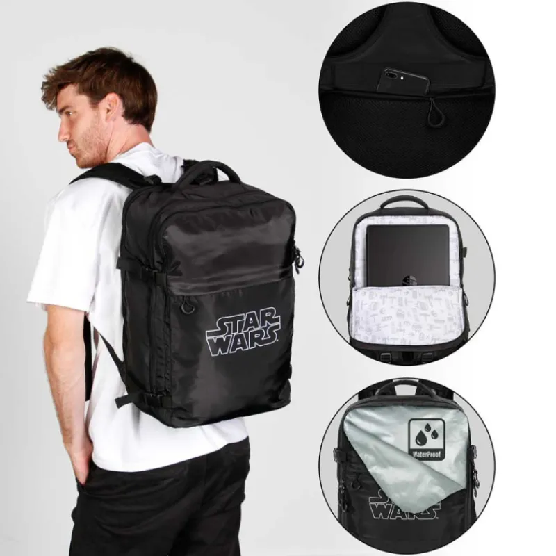 Online Mochila de Viaje Mercury Grande Star Wars Logo Complementos Star Wars
