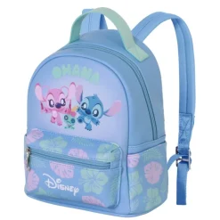 KaracterMania Disney Para Niñas|Para El Cole^Mochila Disney Lilo y Stitch Jolly Heady Pequeña Azul