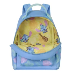 KaracterMania Disney Para Niñas|Para El Cole^Mochila Disney Lilo y Stitch Jolly Heady Pequeña Azul
