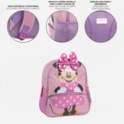 Cerdá Kids Disney Para Niñas|Para El Cole^Mochila Escolar Infantil Minnie