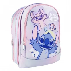 Clearance Mochila Escolar Mediana 41 cm Stitch Lila 100% Poliéster Para El Cole|Stitch Kids