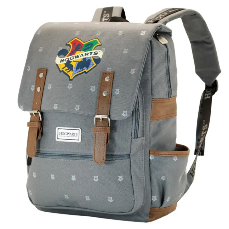 KaracterMania Bolsos Y Complementos Harry Potter^Mochila Harry Potter Hogwarts gris