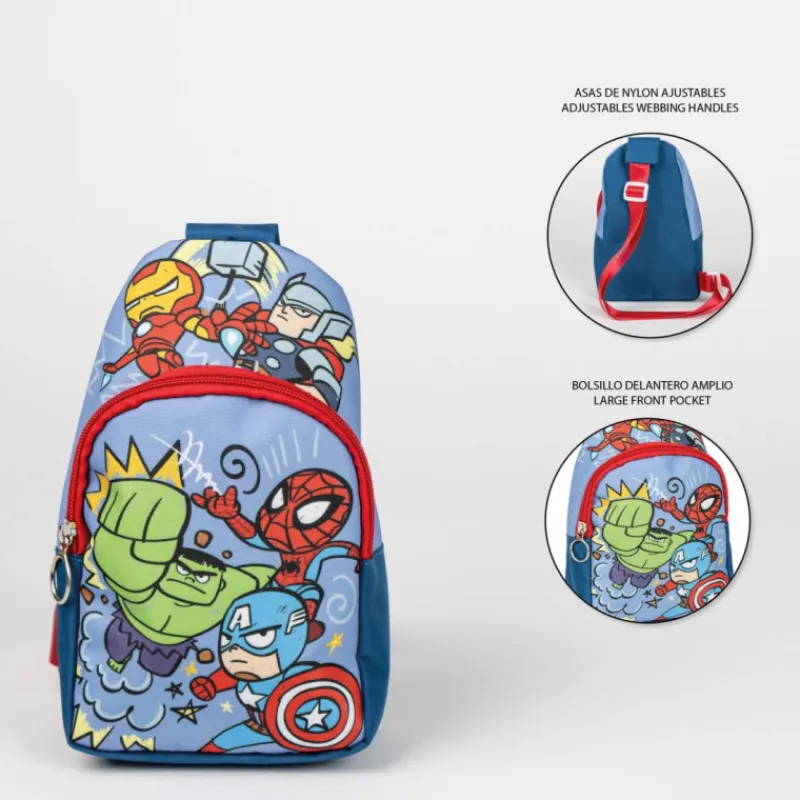 Online Mochila Infantil Bandolera Avengers Niños Marvel Y Dc Para Niños|Para El Cole