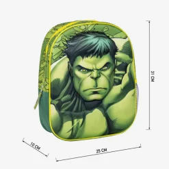 New Mochila Infantil 3D Avengers Hulk Niños Marvel Y Dc Para Niños|Para El Cole