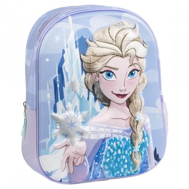 Cerdá Kids Disney Para Niñas|Para El Cole^Mochila Infantil 3D de Frozen: Compañera Ideal para los Pequeños Aventureros
