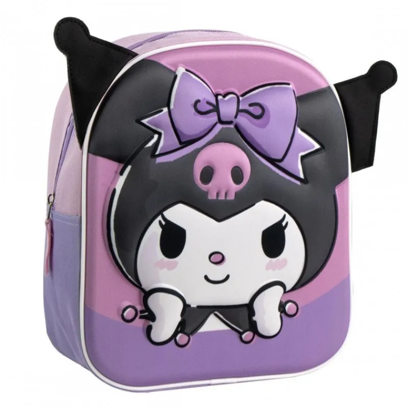 Cerdá Kids Para El Cole^Mochila Infantil 3D Hello Kitty Kuromi 67% Polyester/33% EVA