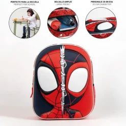 Cerdá Kids Para El Cole^Mochila Infantil 3D Spidey - Perfecta para Aventureros Pequeños