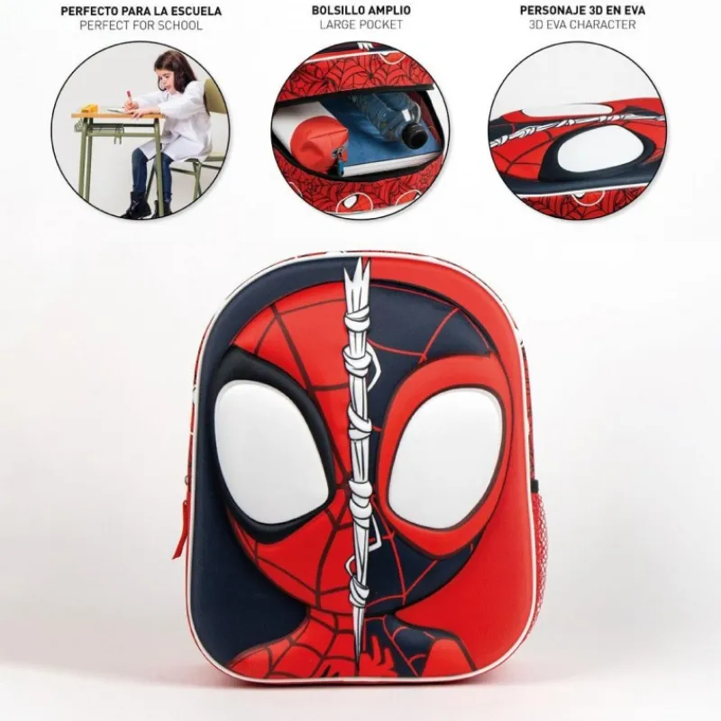 Cerdá Kids Para El Cole^Mochila Infantil 3D Spidey - Perfecta para Aventureros Pequeños
