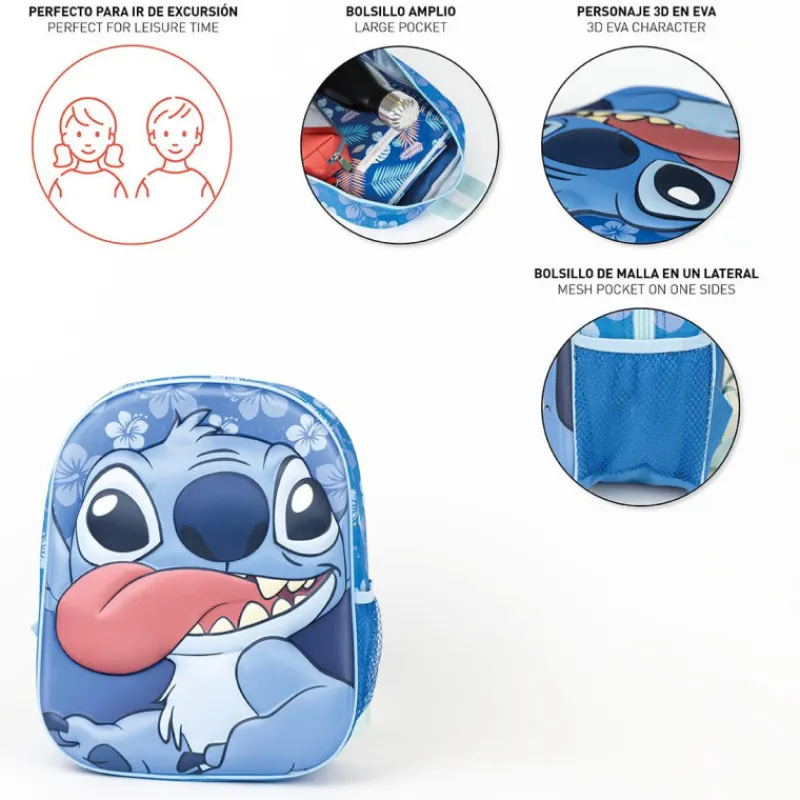 Best Mochila Infantil 3D Stitch Para El Cole|Stitch Kids