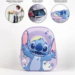 Outlet Mochila Infantil 3D Stitch Para El Cole|Stitch Kids