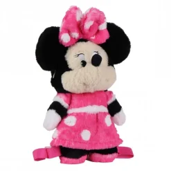 Outlet Mochila Infantil de Peluche Minnie 100% Poliéster Fucsia Disney Para Niñas|Tiempo Libre Kids