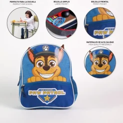 Cerdá Kids Para El Cole^Mochila Infantil Escolar Paw Patrol, 100% Poliéster, Azul