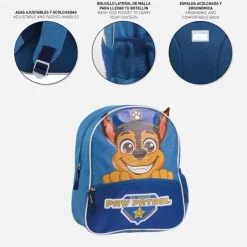 Cerdá Kids Para El Cole^Mochila Infantil Escolar Paw Patrol, 100% Poliéster, Azul