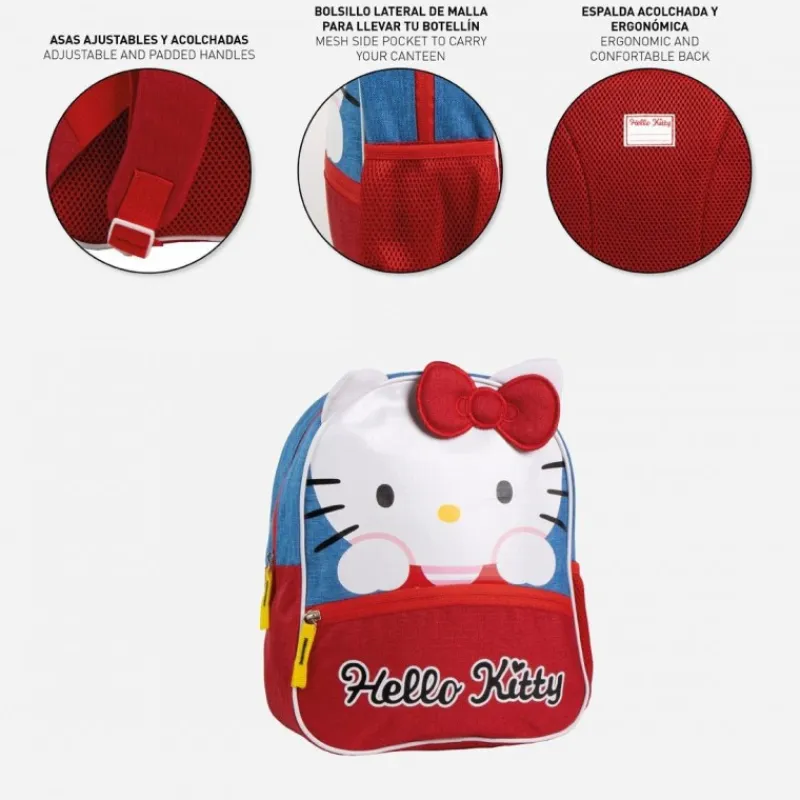 Cerdá Kids Para El Cole^Mochila Infantil Escolar Hello Kitty - Perfecta para el Regreso a Clases