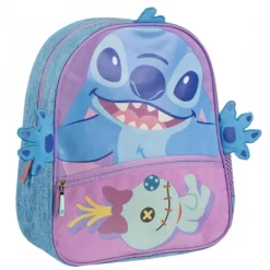 Sale Mochila Infantil Escolar Stitch 100% Poliéster Azul Para El Cole|Stitch Kids