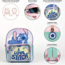 Cerdá Kids Para El Cole|Stitch Kids^Mochila Infantil Stitch - Perfecta para Aventuras