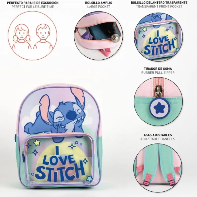 Cerdá Kids Para El Cole|Stitch Kids^Mochila Infantil Stitch - Perfecta para Aventuras