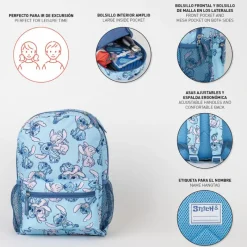 Cerdá Kids Para El Cole|Stitch Kids^Mochila Infantil Tiempo Libre Estampado Stitch