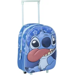 Cerdá Kids Para El Cole|Stitch Kids^MOCHILA INFANTIL TROLLEY 3D STITCH
