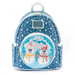 Loungefly Películas Y Personajes De Disney ·Mickey & Minnie|Bolsos Y Carteras Disney^Mochila Disney Minnie y Mickey Déjalo Nevar