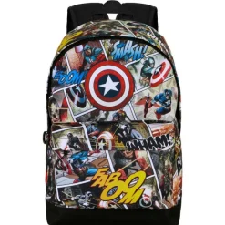 Outlet Mochila Marvel Capitán América Comic HS FAN 2.2, Multicolor Superhéroes Marvel