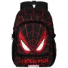 KaracterMania Superhéroes Marvel^Mochila Marvel Spiderman Vision Fight FAN 2.2, Negro