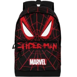 KaracterMania Superhéroes Marvel^Mochila Marvel Spiderman Vision HS FAN 2.2, Negro
