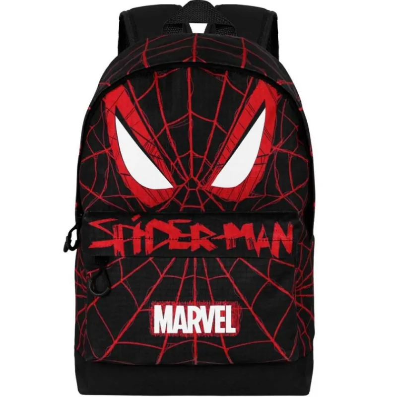 KaracterMania Superhéroes Marvel^Mochila Marvel Spiderman Vision HS FAN 2.2, Negro