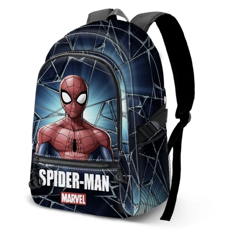 KaracterMania Superhéroes Marvel^Mochila Marvel Spiderman Maximum Fight FAN 2.2 Azul
