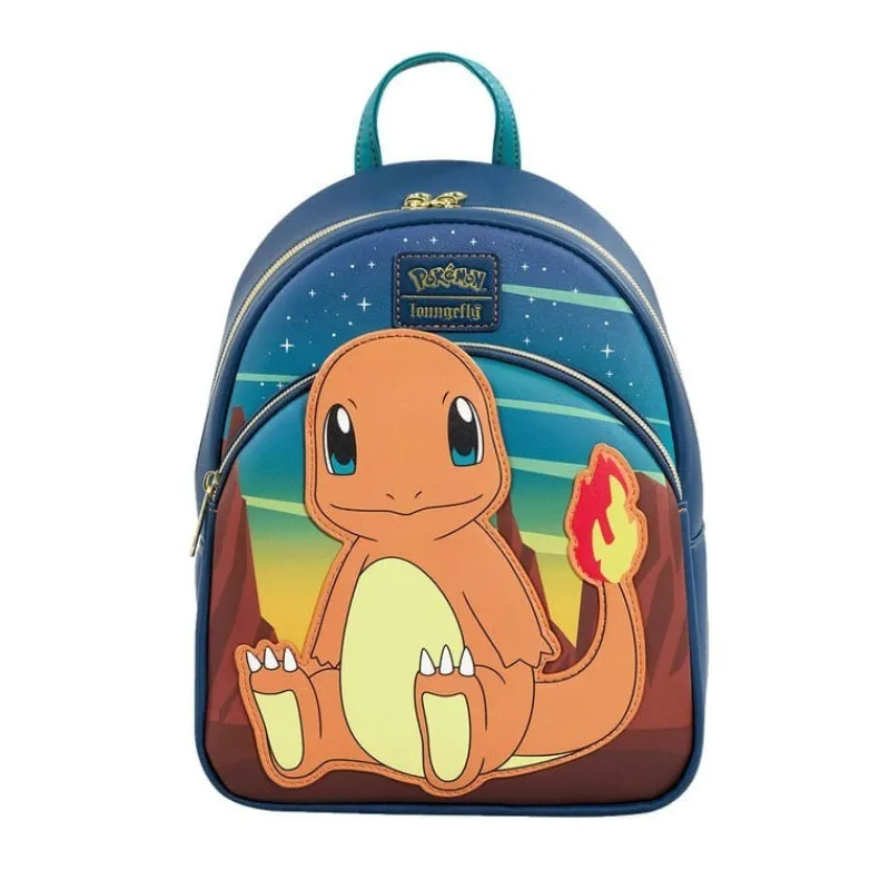 Loungefly Disfraces Kawaii Y Divertidos|Disfraces Videojuegos^Mochila Mini Charmander Cosplay Pokémon de