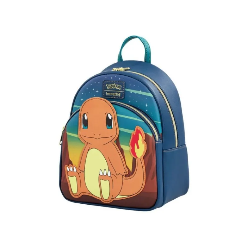 Loungefly Disfraces Kawaii Y Divertidos|Disfraces Videojuegos^Mochila Mini Charmander Cosplay Pokémon de