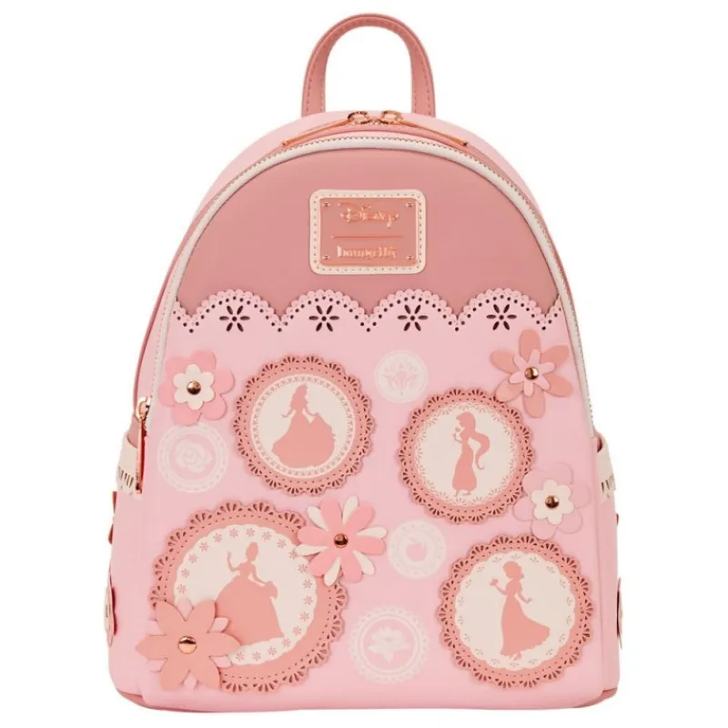 Loungefly Películas Y Personajes De Disney ·Princesas Disney|Bolsos Y Carteras Disney^Mochila Mini Disney Princess Vidrieras por