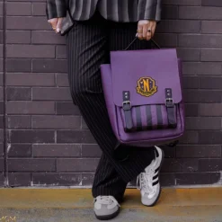 Cinereplicas Miércoles Addams^Mochila Nevermore Academy Morado