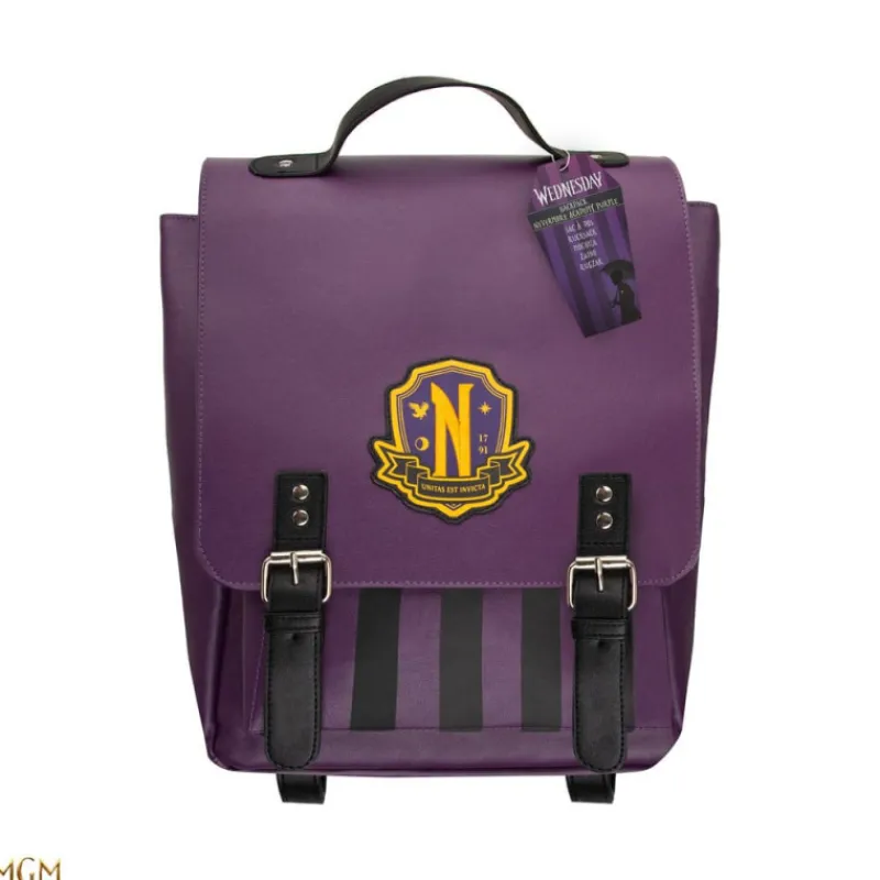 Cinereplicas Miércoles Addams^Mochila Nevermore Academy Morado