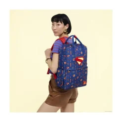 Loungefly Regalos De Superhéroes Dc|Mochilas Dc^Mochila Nylon Superman de DC Comics por