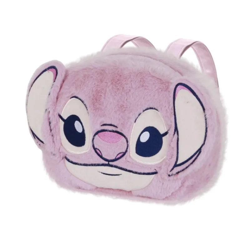 New Mochila Plush Angel Lilo y Stitch Disney Rosa Disney Para Niñas|Para El Cole