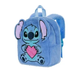 Hot Mochila Plush Disney Lilo y Stitch Heart Azul Disney Para Niñas|Tiempo Libre Kids
