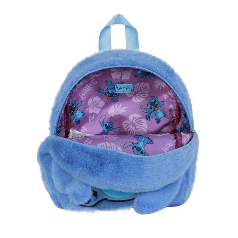 Hot Mochila Plush Disney Lilo y Stitch Heart Azul Disney Para Niñas|Tiempo Libre Kids