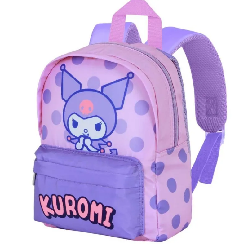 KaracterMania Tiempo Libre Kids|Para El Cole^Mochila Preescolar Hello Kitty Kuromi Lila