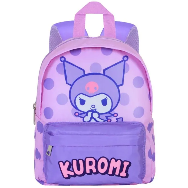KaracterMania Tiempo Libre Kids|Para El Cole^Mochila Preescolar Hello Kitty Kuromi Lila