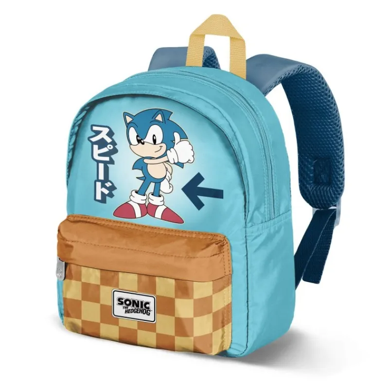 KaracterMania Para El Cole^Mochila Preescolar Sonic The Hedgehog, Azul,