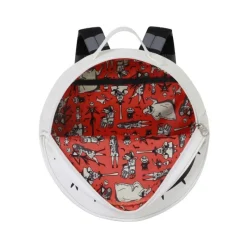 KaracterMania Pesadilla Antes De Navidad^Mochila Redonda Disney Pesadilla Antes de Navidad Bone, Blanco
