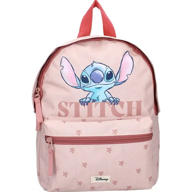 New Mochila rosa Stitch - Lilo y Stitch, 31x28x2 cm, Disney Películas Y Personajes De Disney ·Lilo Y Stitch