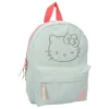 Discount Mochila Sanrio Hello Kitty Have a Nice Day Verde - 100% Poliéster Para El Cole